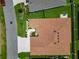 Aerial view of home showcasing the roof, landscaping, and surrounding neighborhood at 3138 Aurea Pl, The Villages, FL 32163