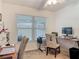 Office featuring bright, natural light, modern decor, and space for two desks at 3138 Aurea Pl, The Villages, FL 32163