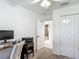 Office featuring bright, natural light and view to an adjacent bathroom and closet at 3138 Aurea Pl, The Villages, FL 32163