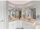 Bright bathroom features a and vanity with granite countertops and chrome fixtures at 5400 Saddleback Ct, Lady Lake, FL 32159