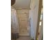 Shower with built-in shelves and grab handles at 1005 Matthew Ave, Lady Lake, FL 32159