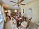 Cozy dining area with seating for four and bright natural light at 152 Dogwood Trl, Leesburg, FL 34748