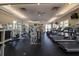 Well-equipped fitness center featuring treadmills and weight machines for a complete workout experience at 179 Birchmont Dr, Deland, FL 32724