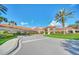Exterior of clubhouse with well-maintained landscaping and beautiful architecture at 3706 Doune Way, Clermont, FL 34711