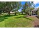 Spacious green backyard offering plenty of room for outdoor activities, relaxation, and privacy at 39634 Harbor Hills Blvd, Lady Lake, FL 32159