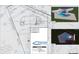 Detailed pool plan featuring a freeform pool, spa, screened lanai, and concrete courtyard at 4451 Elijah Loop, The Villages, FL 32163
