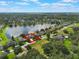 Aerial view of the property with its beautiful landscaping in its community at 4835 Calasans Ave, St Cloud, FL 34771