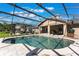 Beautiful screened-in pool with outdoor kitchen and dining area, perfect for entertaining at 4835 Calasans Ave, St Cloud, FL 34771