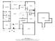 Layout of the property with measurements and labels of each room at 4976 Sandpiper Dr, Oxford, FL 34484