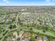 Expansive aerial view showing the property's location within a vibrant and well-connected community at 631 Independence Path, The Villages, FL 32163