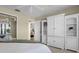 Spacious bedroom with ceiling fan, mirrored closet and plenty of storage at 815 Cortez Ave, Lady Lake, FL 32159