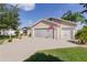 Charming home with two car garage and well manicured landscaping at 898 Abaco Path, The Villages, FL 32163