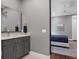 Stylish bathroom en-suite to the main bedroom at 9518 Mid Summer Ln, Leesburg, FL 34788