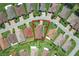 Beautiful aerial view of a home, showcasing its spacious lot and well-maintained landscaping at 453 Treviso Dr, Poinciana, FL 34759