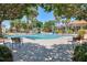 Gorgeous community pool surrounded by lush trees, offering a relaxing oasis for residents at 453 Treviso Dr, Poinciana, FL 34759