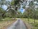 Pavered driveway leads to your homesite, canopied by mature trees with Spanish moss at 19703 Lake Lincoln Ln, Eustis, FL 32736