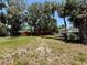 Expansive backyard with mature trees and a wooden fence in the background at 2001 Bates Ave, Eustis, FL 32726