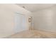 This bedroom has carpet floors, a closet, and a door leading to another room at 2064 Rafton Rd, Apopka, FL 32703
