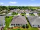Picturesque neighborhood showcasing well-maintained homes with lush greenery and mature trees at 2568 Jupiter Way, The Villages, FL 32163