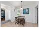 Cozy breakfast nook featuring white walls and a window for natural light at 26822 Bull Run, Leesburg, FL 34748