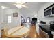 Bright kitchen flows into the living area, creating a seamless space for entertaining and everyday living at 32335 Oak Park Dr, Leesburg, FL 34748