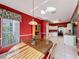 Cozy breakfast nook with views into the kitchen and backyard at 3559 Chapel Hill Blvd, Clermont, FL 34711