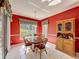 Breakfast nook with lots of natural light and views of the front yard at 3559 Chapel Hill Blvd, Clermont, FL 34711