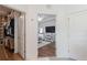 The main bedroom offers an ensuite bathroom and walk-in closet providing convenience and privacy at 6042 Claystone Way, Mount Dora, FL 32757