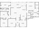 Detailed floorplan showcasing the layout with spacious bedrooms and a back patio at 7629 Lake Angelina Dr, Mount Dora, FL 32757