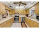 Functional kitchen featuring white countertops and stainless steel appliances at 8712 Sw 92Nd Pl # D, Ocala, FL 34481
