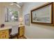Bright home office features a built-in desk, and a large window for ample natural light at 8712 Sw 92Nd Pl # D, Ocala, FL 34481
