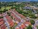 Aerial view of property located in a beautiful community near a golf course and shopping at 1202 Fernando Ln, The Villages, FL 32159