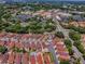 Aerial view of property in a community conveniently located near shopping and golf courses at 1202 Fernando Ln, The Villages, FL 32159