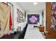 Eclectic bedroom with quirky decor, personal touches and unique character at 1406 Hope Ct, Tavares, FL 32778