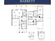 Layout of the house showing all rooms and dimensions at 14907 Guava Bay Dr, Winter Garden, FL 34787