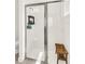 Bright bathroom boasts a clear glass shower and a built-in bench at 14907 Guava Bay Dr, Winter Garden, FL 34787