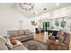 Open-concept living area with a dining space, modern furnishings, and natural light creating a welcoming atmosphere at 1560 Ne 17Th St, Sumterville, FL 33585