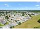 Aerial view displaying homes, natural beauty and neighborhood layout at 1615 Navidad St, The Villages, FL 32162