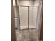 Tiled shower with glass enclosure at 1808 Carnostie Rd, Winter Haven, FL 33884