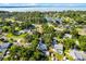 An aerial view of property near lake and conservation area at 2711 Bayview Dr, Eustis, FL 32726