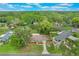 Desirable neighborhood featuring lush greenery surrounding a charming single-story home with a well-manicured lawn and inviting curb appeal at 315 W 11Th Ave, Mount Dora, FL 32757