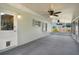 A sun-drenched screened porch offers extra living space and enhances the home's appeal at 315 W 11Th Ave, Mount Dora, FL 32757