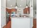 Modern kitchen with granite countertops, stainless steel appliances, and an open design at 4730 Se 31St St, Ocala, FL 34480