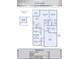 Floor plan of the home with labeled rooms, dimensions and garage at 5017 Balsam Falls Rd, Deland, FL 32724