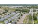 Aesthetic aerial view of a well-planned neighborhood with tree-lined streets and manicured lawns at 8608 Se 141St Street Rd, Summerfield, FL 34491