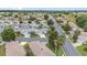 A picturesque aerial view displays a neighborhood with well-kept houses, landscaped yards, and smooth roadways at 8608 Se 141St Street Rd, Summerfield, FL 34491