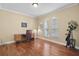 Spacious home office with hardwood floors, natural light, and a functional layout at 926 Wood Briar Loop, Sanford, FL 32771