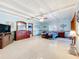 Large primary bedroom with generous dimensions and neutral tile flooring at 1107 Northshore Dr, Eustis, FL 32726