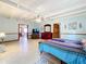 This sprawling main bedroom has sitting area and two entrances for convenience at 1107 Northshore Dr, Eustis, FL 32726