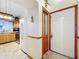 View of the kitchen from the front door showing the open concept of this home at 1107 Northshore Dr, Eustis, FL 32726